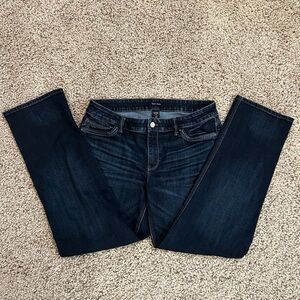 White House Black Market Indigo Straight Leg Pants